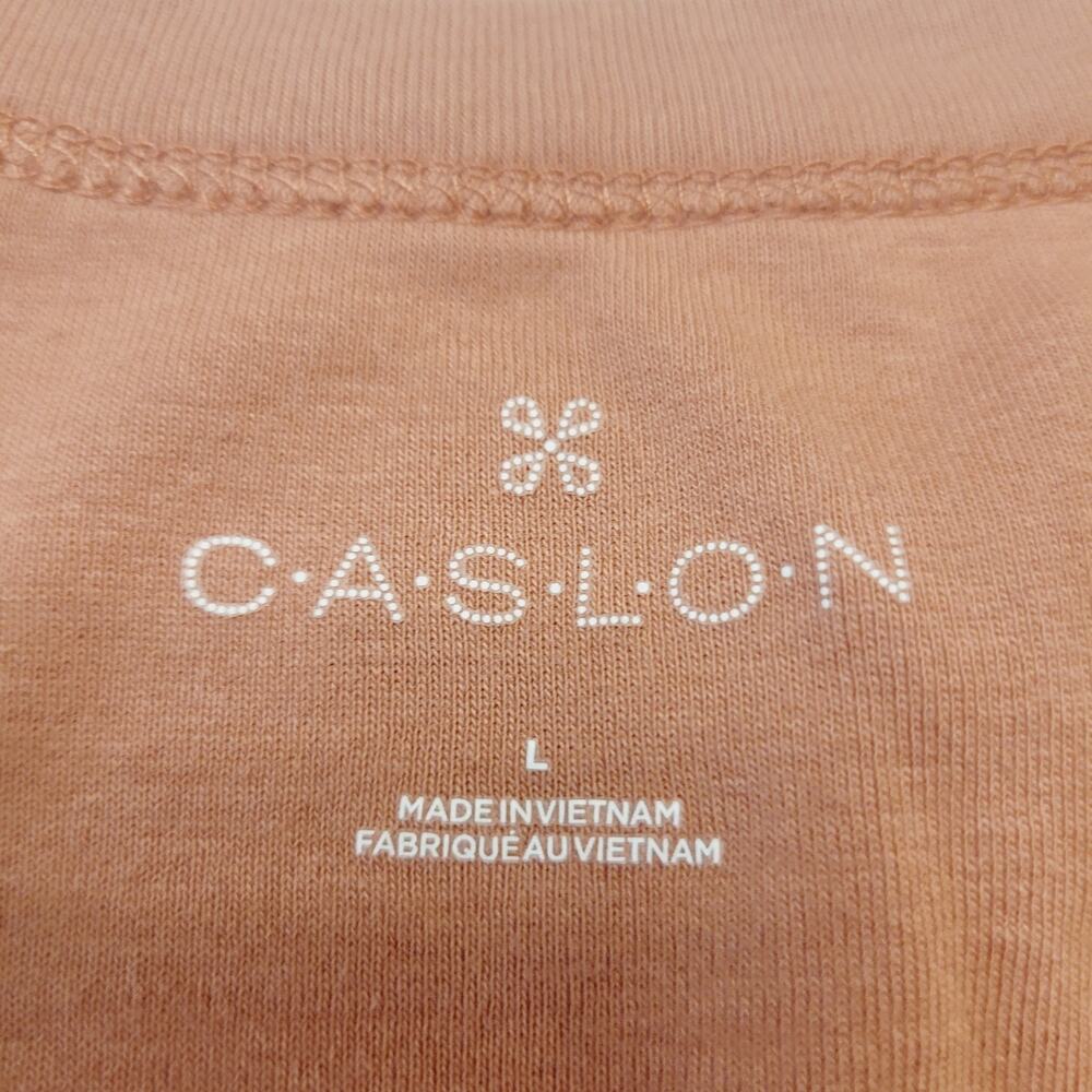 Caslon Tank Top Womens Large Pink Canyon Casual Sleeveless Nordstrom Shirt New - Picture 4 of 10